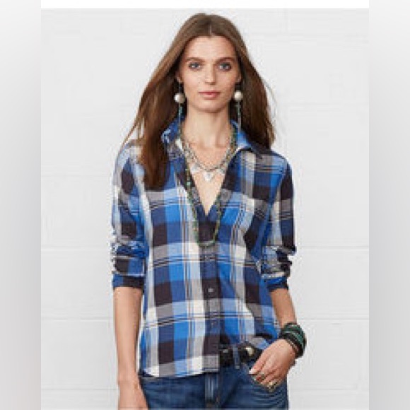 Ralph Lauren Denim and Supply RL Tomboy shirt 🎃 add to bundle 5$🎃 - Picture 15 of 16